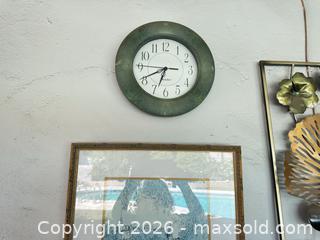 MaxSold Auction: Metal Floral Wall Sculpture with Two Framed Prints & Clocks - Las Vegas (Nevada, USA) PARTNER MANAGED Estate Sale Online Auction - South 16th Street