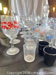 MaxSold Auction: Mixed glassware lot 26-50 pieces — wine, shot, decanter, beer mugs - Las Vegas (Nevada, USA) PARTNER MANAGED Estate Sale Online Auction - South 16th Street
