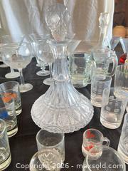 MaxSold Auction: Mixed glassware lot 26-50 pieces — wine, shot, decanter, beer mugs - Las Vegas (Nevada, USA) PARTNER MANAGED Estate Sale Online Auction - South 16th Street