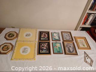 MaxSold Auction: Mixed Lot of 8–12 Framed Victorian & Floral Prints - Las Vegas (Nevada, USA) PARTNER MANAGED Estate Sale Online Auction - South 16th Street