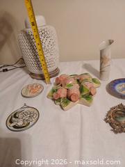MaxSold Auction: Mixed Vintage Home Decor Lot: Lamp, Stained Glass & Small Accents - Las Vegas (Nevada, USA) PARTNER MANAGED Estate Sale Online Auction - South 16th Street