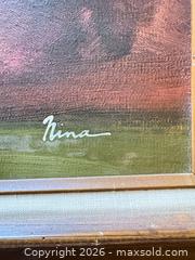 MaxSold Auction: Original Oil on Canvas Floral Still Life, Signed "Nina" - Las Vegas (Nevada, USA) PARTNER MANAGED Estate Sale Online Auction - South 16th Street