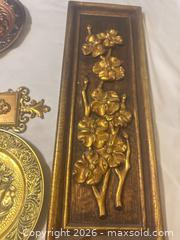 MaxSold Auction: Set of 6 Gilded Carved Wall Plaques & Decorative Plates - Las Vegas (Nevada, USA) PARTNER MANAGED Estate Sale Online Auction - South 16th Street