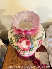 MaxSold Auction: Victorian-Style Hand-Painted Glass Hurricane Parlor Lamp - Las Vegas (Nevada, USA) PARTNER MANAGED Estate Sale Online Auction - South 16th Street