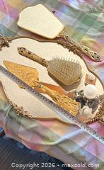 MaxSold Auction: Victorian/Rococo Gold-Tone Vanity Set with Tray & Mirrors - Las Vegas (Nevada, USA) PARTNER MANAGED Estate Sale Online Auction - South 16th Street