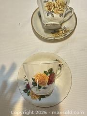 MaxSold Auction: Vintage Floral Gold-Trim Teacup & Saucer Lot, Aynsley + Mixed (6–8 pcs) - Las Vegas (Nevada, USA) PARTNER MANAGED Estate Sale Online Auction - South 16th Street