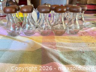 MaxSold Auction: Vintage Mixed Glassware Set with Cobalt Vases & Coupe Glasses - Las Vegas (Nevada, USA) PARTNER MANAGED Estate Sale Online Auction - South 16th Street