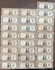MaxSold Auction: 25 1935 Silver Certificates Series G, F, A and More - Camarillo (California, USA) PARTNER MANAGED Estate Sale Online Auction - Corte Malpaso Court