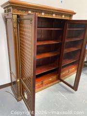 MaxSold Auction: Antique Cabinet French Neoclassical Style Marquetry Wood - Camarillo (California, USA) PARTNER MANAGED Estate Sale Online Auction - Corte Malpaso Court