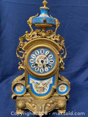 MaxSold Auction: Antique French 19th-Century Mantel Clock - Camarillo (California, USA) PARTNER MANAGED Estate Sale Online Auction - Corte Malpaso Court
