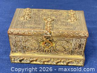 MaxSold Auction: Antique Tiffany Studios Venetian Pattern Bronze Desk Box - Camarillo (California, USA) PARTNER MANAGED Estate Sale Online Auction - Corte Malpaso Court