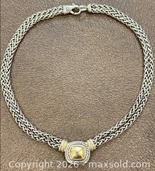 MaxSold Auction: David Yurman Gold and Silver Necklace  - Camarillo (California, USA) PARTNER MANAGED Estate Sale Online Auction - Corte Malpaso Court