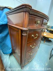 MaxSold Auction: French Style Tall Chest of Drawers with Lock and Key - Camarillo (California, USA) PARTNER MANAGED Estate Sale Online Auction - Corte Malpaso Court