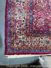 MaxSold Auction: Large Colorful Hand Knotted Persian Rug 13.3’ x 10’ - Camarillo (California, USA) PARTNER MANAGED Estate Sale Online Auction - Corte Malpaso Court