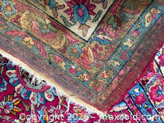 MaxSold Auction: Large Colorful Hand Knotted Persian Rug 13.3’ x 10’ - Camarillo (California, USA) PARTNER MANAGED Estate Sale Online Auction - Corte Malpaso Court