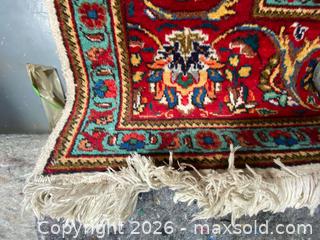 MaxSold Auction: LARGE! Persian Tabriz or Isfahan Style Area Rug –  13’ x 9.8’ - Camarillo (California, USA) PARTNER MANAGED Estate Sale Online Auction - Corte Malpaso Court