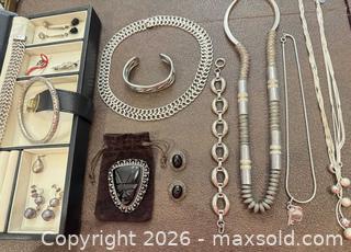 MaxSold Auction: Silver Jewelry Necklaces Brooches and More - Camarillo (California, USA) PARTNER MANAGED Estate Sale Online Auction - Corte Malpaso Court