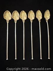 MaxSold Auction: Six Antique Sterling Silver Spoons - Camarillo (California, USA) PARTNER MANAGED Estate Sale Online Auction - Corte Malpaso Court