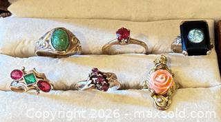 MaxSold Auction: Six Vintage Gold Rings - Camarillo (California, USA) PARTNER MANAGED Estate Sale Online Auction - Corte Malpaso Court