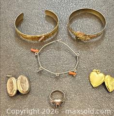 MaxSold Auction: Vintage Children Bracelets and Gold Class Ring and Heart Locket - Camarillo (California, USA) PARTNER MANAGED Estate Sale Online Auction - Corte Malpaso Court