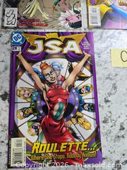 MaxSold Auction: LOT"C11"- Collectible "JSA"(Justice Society of America) Comics - Kingston (Ontario, Canada) SELLER MANAGED Downsizing Online Auction - Morenz Crescent