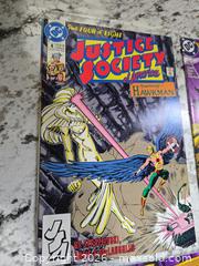 MaxSold Auction: LOT"C11"- Collectible "JSA"(Justice Society of America) Comics - Kingston (Ontario, Canada) SELLER MANAGED Downsizing Online Auction - Morenz Crescent