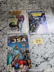 MaxSold Auction: LOT"C12"- Collectible "JSA/JLA" Comics - Kingston (Ontario, Canada) SELLER MANAGED Downsizing Online Auction - Morenz Crescent