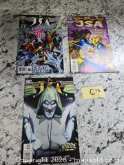 MaxSold Auction: LOT"C13"- Collectible "JSA"(Justice Society of America) Comics - Kingston (Ontario, Canada) SELLER MANAGED Downsizing Online Auction - Morenz Crescent