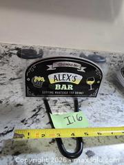 MaxSold Auction: NEW- "ALEX'S Bar" Sign - Kingston (Ontario, Canada) SELLER MANAGED Downsizing Online Auction - Morenz Crescent