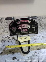 MaxSold Auction: NEW- "CHARLIE's Bar" Sign - Kingston (Ontario, Canada) SELLER MANAGED Downsizing Online Auction - Morenz Crescent