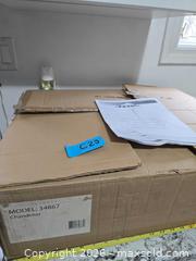 MaxSold Auction: NEW- MODERN CHANDELIER - Kingston (Ontario, Canada) SELLER MANAGED Downsizing Online Auction - Morenz Crescent
