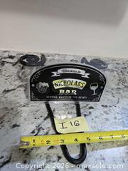 MaxSold Auction: NEW- "NICHOLAS's Bar" Sign - Kingston (Ontario, Canada) SELLER MANAGED Downsizing Online Auction - Morenz Crescent
