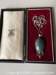 MaxSold Auction: Art Nouveau Sterling Silver Necklace  - Toronto (Ontario, Canada) SELLER MANAGED Downsizing Online Auction - Brooklyn Avenue