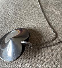 MaxSold Auction: Karl Erik Palmberg MCM Sterling Silver Necklace - Toronto (Ontario, Canada) SELLER MANAGED Downsizing Online Auction - Brooklyn Avenue