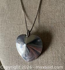 MaxSold Auction: Karl Erik Palmberg MCM Sterling Silver Necklace - Toronto (Ontario, Canada) SELLER MANAGED Downsizing Online Auction - Brooklyn Avenue
