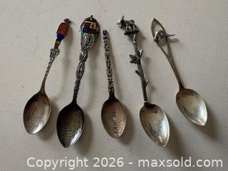 MaxSold Auction: Sterling Silver Vintage Canadian Souvenior Spoons - Toronto (Ontario, Canada) SELLER MANAGED Downsizing Online Auction - Brooklyn Avenue