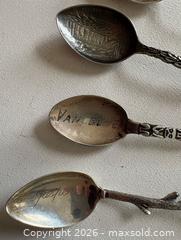 MaxSold Auction: Sterling Silver Vintage Canadian Souvenior Spoons - Toronto (Ontario, Canada) SELLER MANAGED Downsizing Online Auction - Brooklyn Avenue