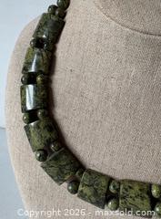 MaxSold Auction: Vintage Serpinetine Necklace Choker  - Toronto (Ontario, Canada) SELLER MANAGED Downsizing Online Auction - Brooklyn Avenue