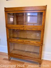 MaxSold Auction: Antique ‘Prestonia’ 3-Tier Mission Oak Stacking Barristers Bookcase - Hamilton (Ontario, Canada) SELLER MANAGED Estate Sale Online Auction - Gertrude Street