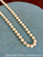 MaxSold Auction: Classic White Cultured Pearl Strand Necklace - Gold-Filled Clasp - Hamilton (Ontario, Canada) SELLER MANAGED Estate Sale Online Auction - Gertrude Street