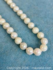 MaxSold Auction: Classic White Cultured Pearl Strand Necklace - Gold-Filled Clasp - Hamilton (Ontario, Canada) SELLER MANAGED Estate Sale Online Auction - Gertrude Street