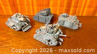 MaxSold Auction: Forge World Grot Tanks for the Warhammer 40,000 Tabletop Game - Hamilton (Ontario, Canada) SELLER MANAGED Estate Sale Online Auction - Gertrude Street