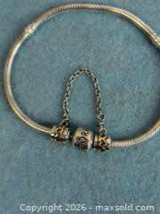 MaxSold Auction: PANDORA Sterling Silver Charm Bracelet - Hamilton (Ontario, Canada) SELLER MANAGED Estate Sale Online Auction - Gertrude Street