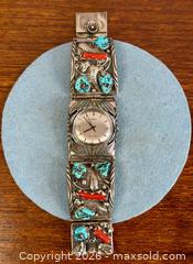 MaxSold Auction: Vintage NAVAJO Sterling Silver Men's Watch - Hamilton (Ontario, Canada) SELLER MANAGED Estate Sale Online Auction - Gertrude Street
