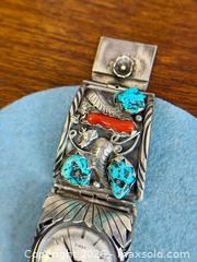 MaxSold Auction: Vintage NAVAJO Sterling Silver Men's Watch - Hamilton (Ontario, Canada) SELLER MANAGED Estate Sale Online Auction - Gertrude Street