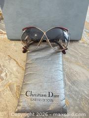 MaxSold Auction: Authenticated vintage Christian Dior 2056 "Butterfly" sunglasses - Richmond Hill (Ontario, Canada) SELLER MANAGED Downsizing Online Auction - Townwood Drive