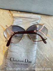 MaxSold Auction: Authenticated vintage Christian Dior 2056 "Butterfly" sunglasses - Richmond Hill (Ontario, Canada) SELLER MANAGED Downsizing Online Auction - Townwood Drive