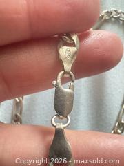 MaxSold Auction: Sterling silver figaro chain large links heavy  - Richmond Hill (Ontario, Canada) SELLER MANAGED Downsizing Online Auction - Townwood Drive