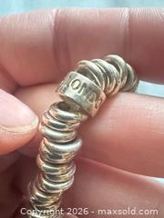 MaxSold Auction: Sterling silver Links of London heavy bracelet with heart charm - Richmond Hill (Ontario, Canada) SELLER MANAGED Downsizing Online Auction - Townwood Drive