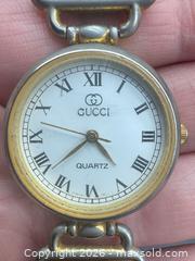 MaxSold Auction: Vintage Gucci Quartz Watch  - Richmond Hill (Ontario, Canada) SELLER MANAGED Downsizing Online Auction - Townwood Drive